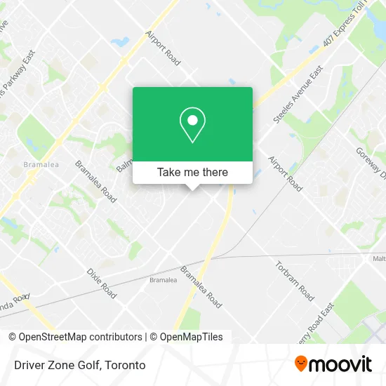 Driver Zone Golf map