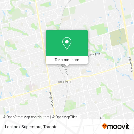 Lockbox Superstore map