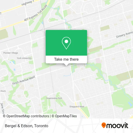 Bergel & Edson map