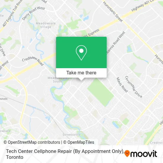 Tech Center Cellphone Repair (By Appointment Only) map