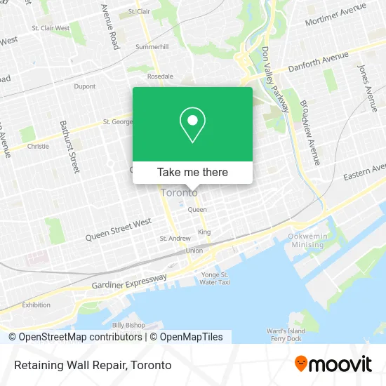 Retaining Wall Repair map