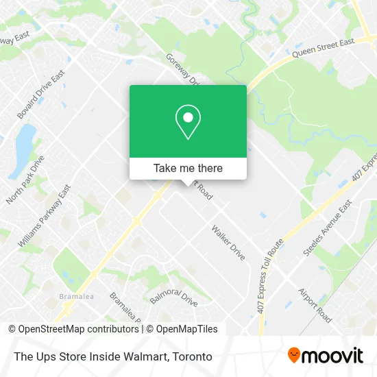 The Ups Store Inside Walmart map
