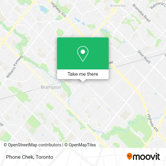 Phone Chek map