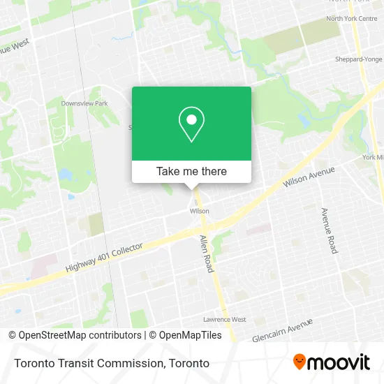 Toronto Transit Commission map