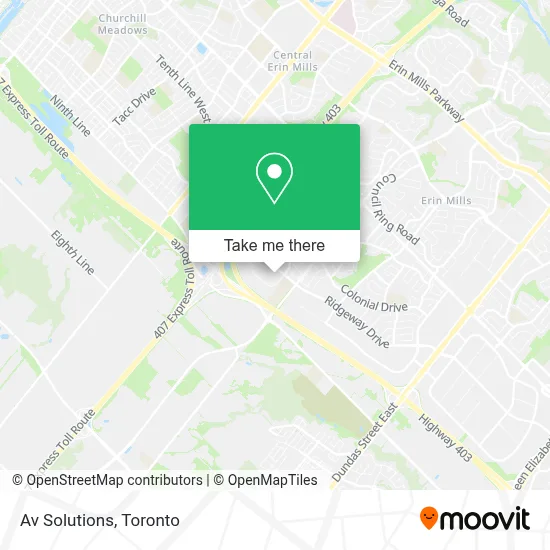 Av Solutions map