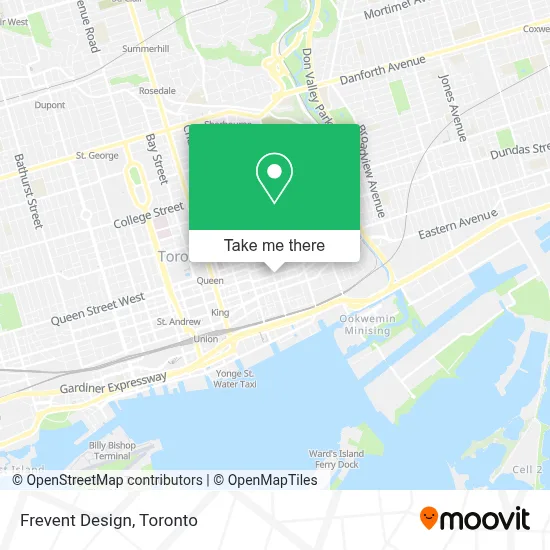 Frevent Design map