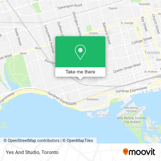 Yes And Studio map