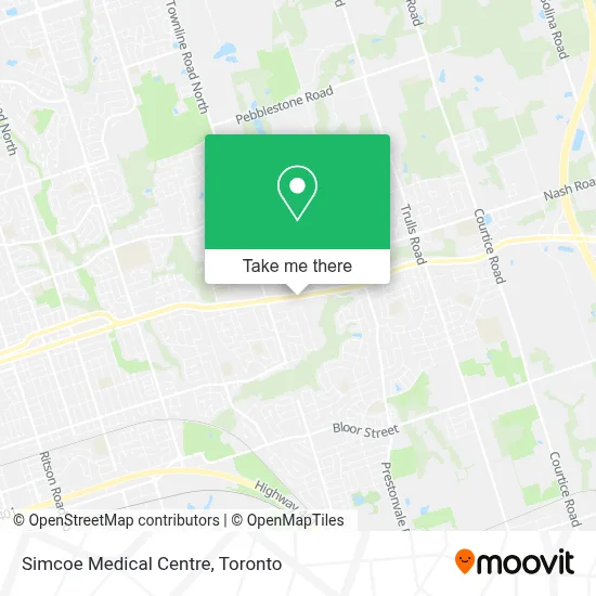 Simcoe Medical Centre map