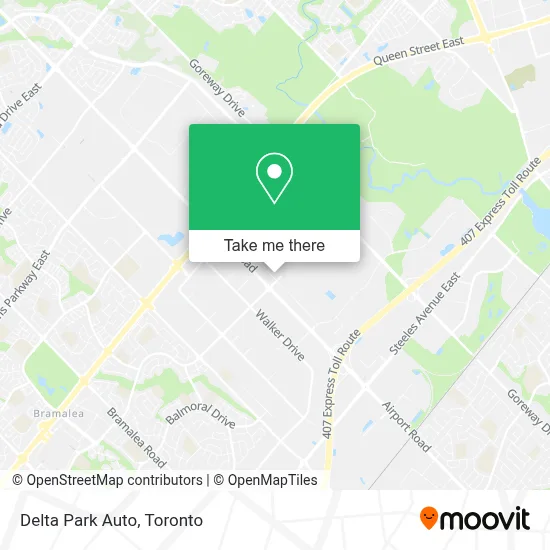 Delta Park Auto map