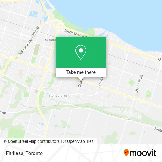 Fit4less map