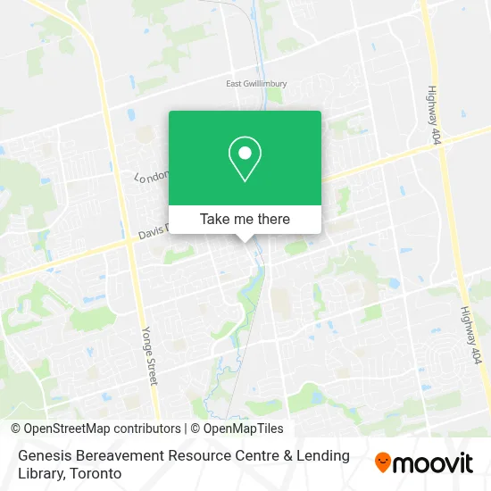 Genesis Bereavement Resource Centre & Lending Library map
