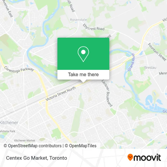 Centex Go Market map