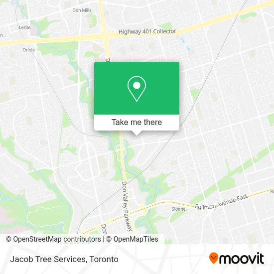 Jacob Tree Services map