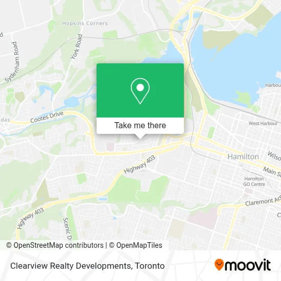 Clearview Realty Developments map