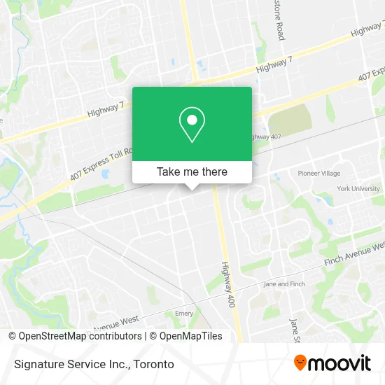 Signature Service Inc. plan