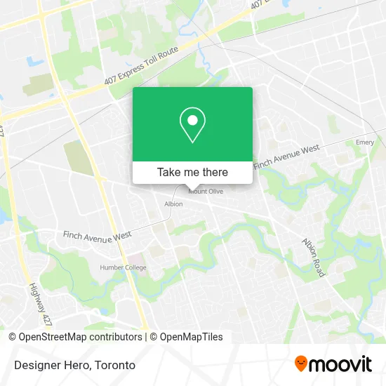 Designer Hero map