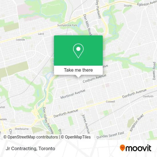 Jr Contracting map