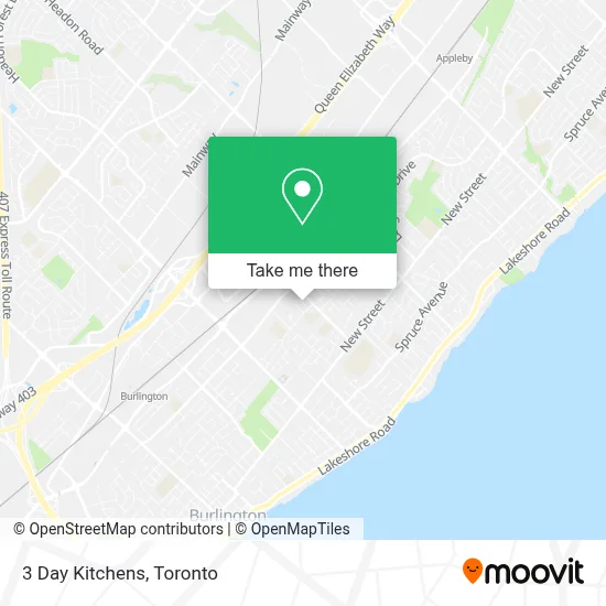 3 Day Kitchens map