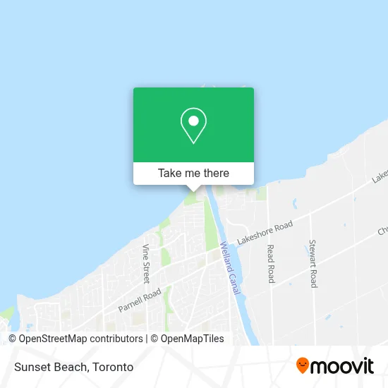 Sunset Beach map