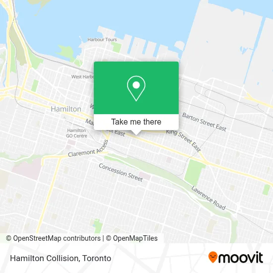 Hamilton Collision map
