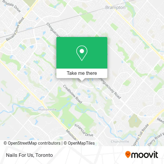 Nails For Us map