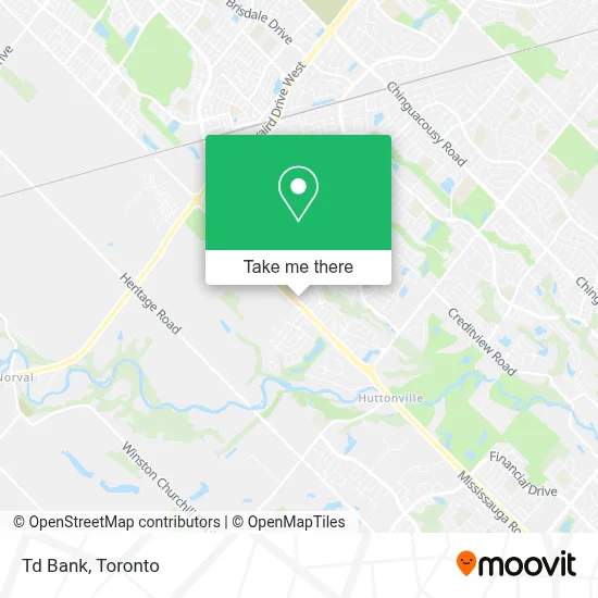 Td Bank map