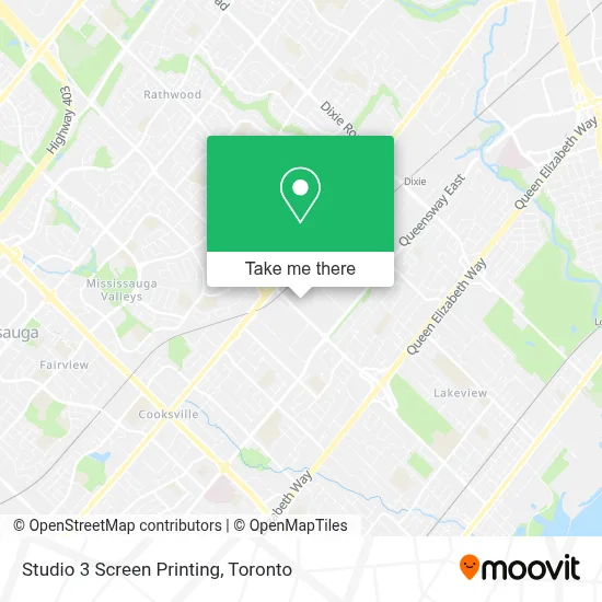 Studio 3 Screen Printing map
