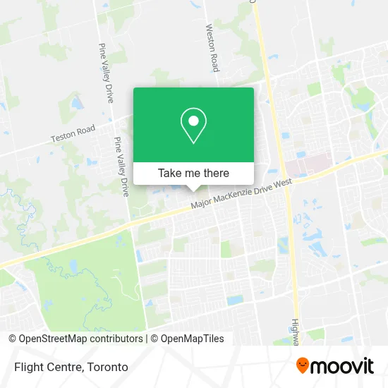 Flight Centre map