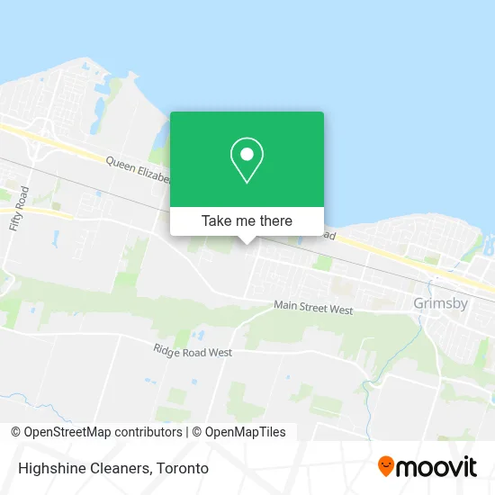 Highshine Cleaners map