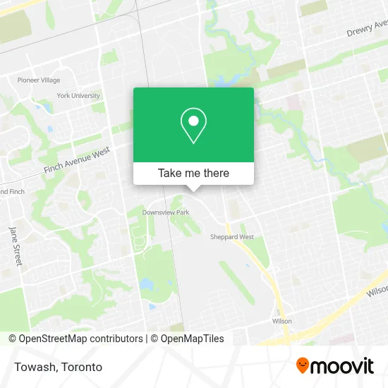 Towash map