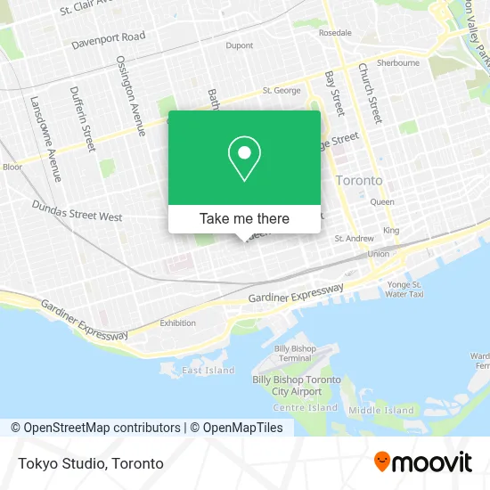 Tokyo Studio map