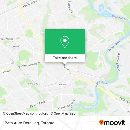 Beta Auto Detailing map