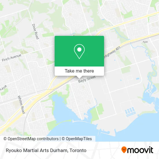 Ryouko Martial Arts Durham map