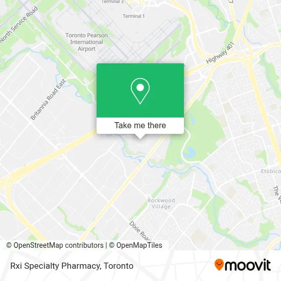 Rxi Specialty Pharmacy map