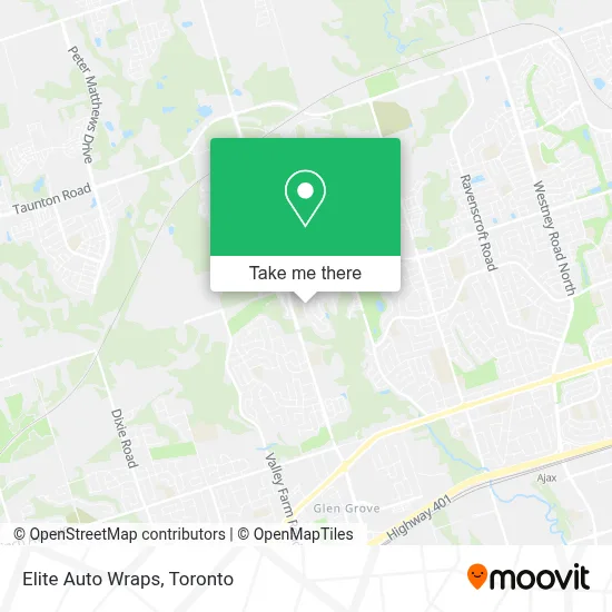 Elite Auto Wraps map