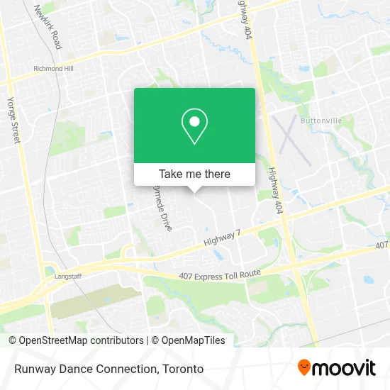 Runway Dance Connection map