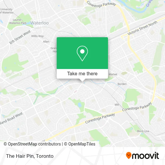 The Hair Pin map