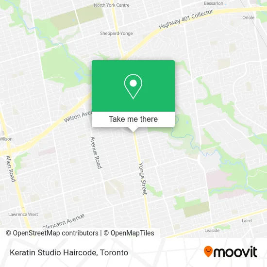 Keratin Studio Haircode map