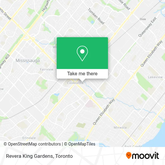 Revera King Gardens map