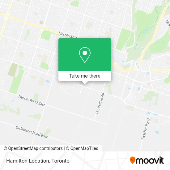 Hamilton Location map