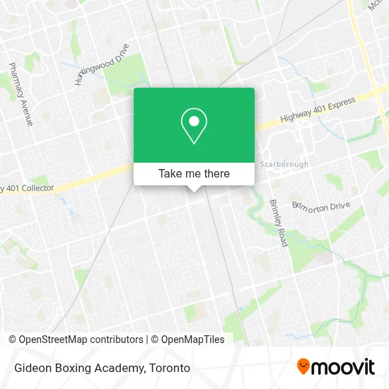 Gideon Boxing Academy map