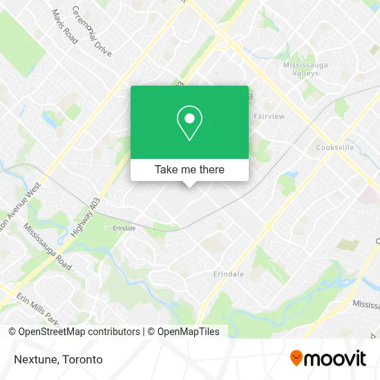 Nextune map