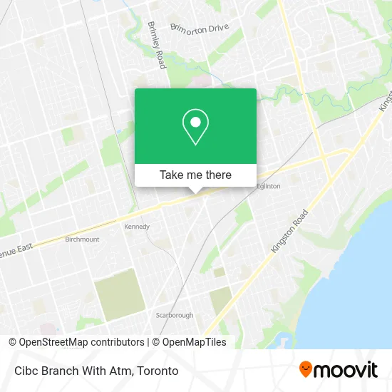 Cibc Branch With Atm map
