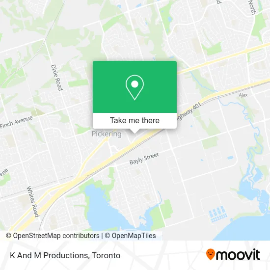 K And M Productions map