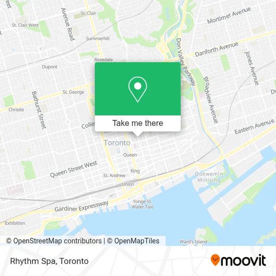Rhythm Spa map