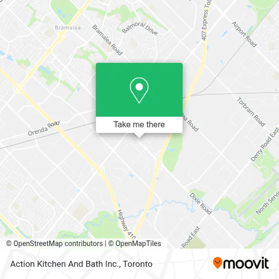 Action Kitchen And Bath Inc. map