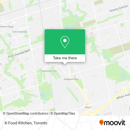K-Food Kitchen map