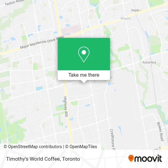 Timothy's World Coffee map