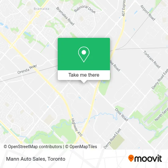 Mann Auto Sales map