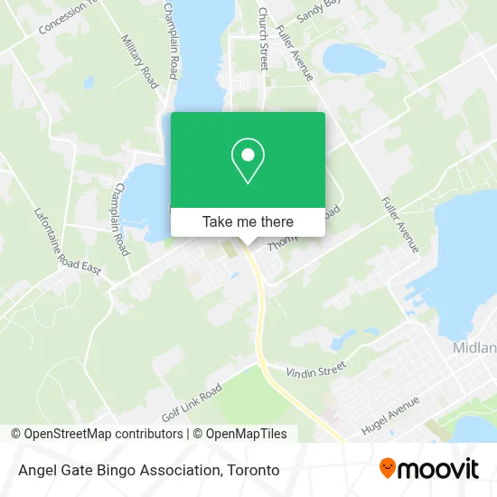 Angel Gate Bingo Association map